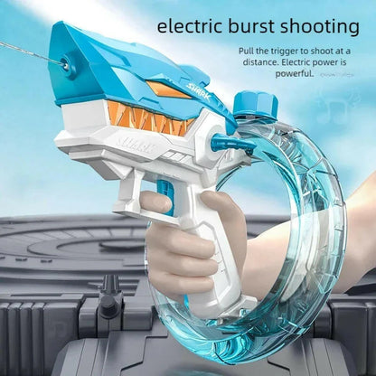 Rechargeable Electric Shark Spray Long Range Water Gun For Kid