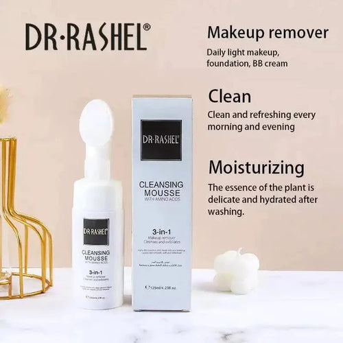 Dr.Rashel Amino Acid Cleansing Mouse Freckles Bubble Makeup Removal Facial Cleanser - 125ml