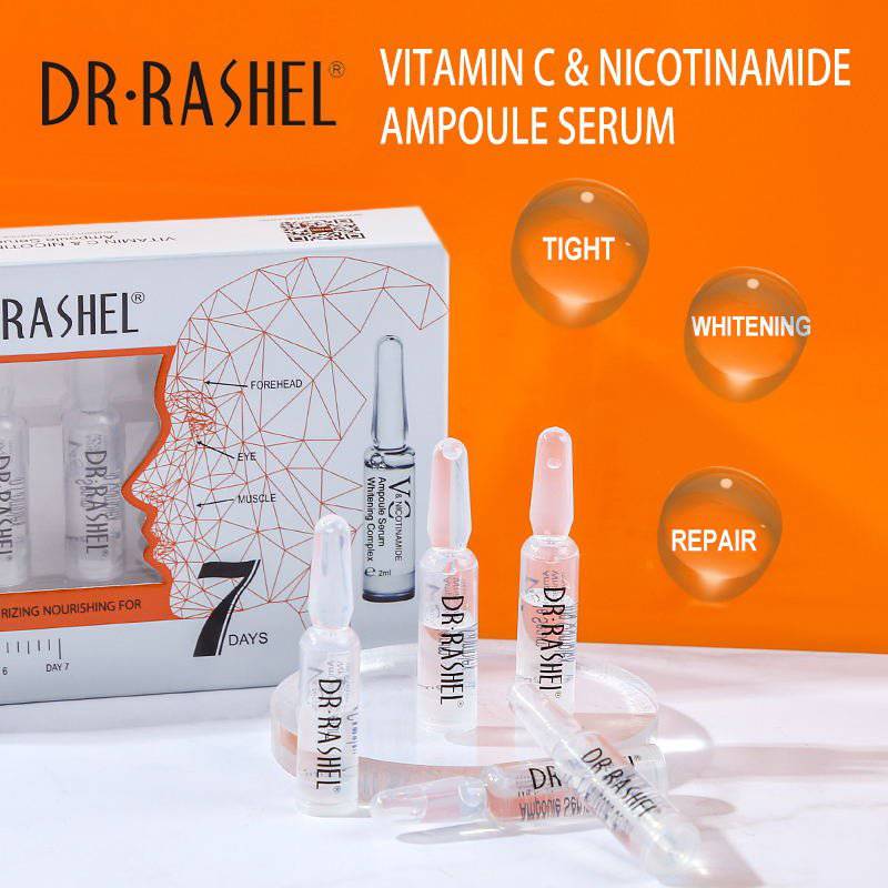 Dr Rashel Skin Care Vitamin C & Nicotinamide Ampoule Serum 2ml x 7pcs