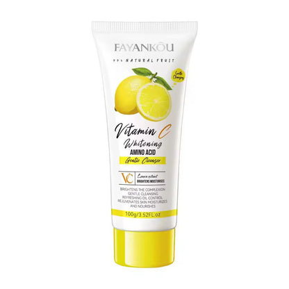 FAYANKOU Lemon Extract Vitamin C Whitening Oil Control Moisturizing Smooth Brightening Face Wash