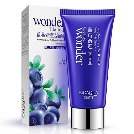 BIOAQUA Wonder Blueberry Moisturizing Oil Control Deep Cleanser 100g