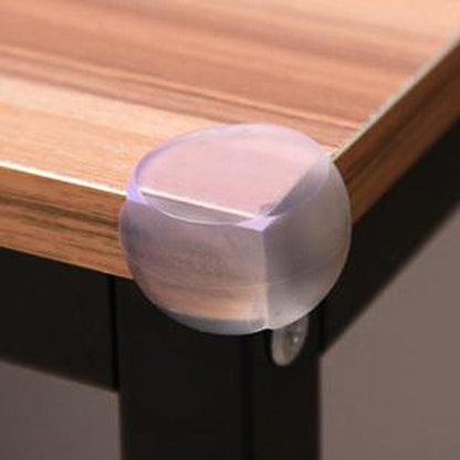 Set Of 4  Silicon Transparent Bubble Table Edge Corner Protector Baby Proofing Table Corner Guards