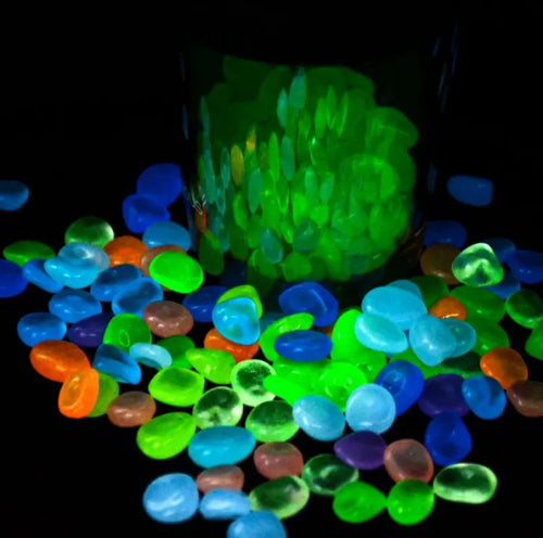 Multicolor Stones For Aquarium Glossy Pebbles Stones 1Kg