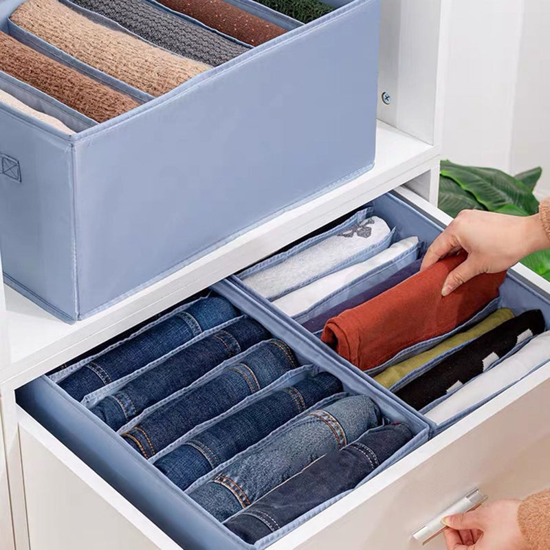 Widen Divided Foldable Wardrobe Clothing Organizer