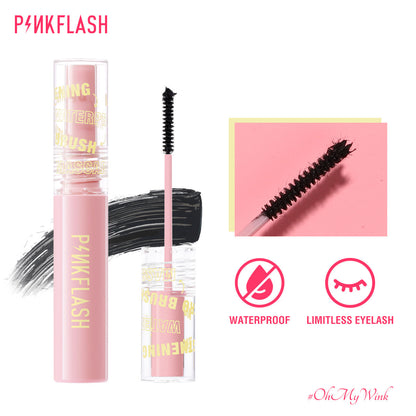Pink Flash Super Micro Brush Rich Ultra Thin Fiber Mascara