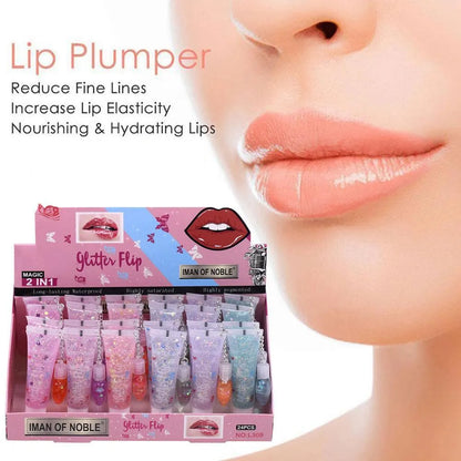 Iman Of Noble Magic 2in1 Lip Gloss & Lip Plumping Oil