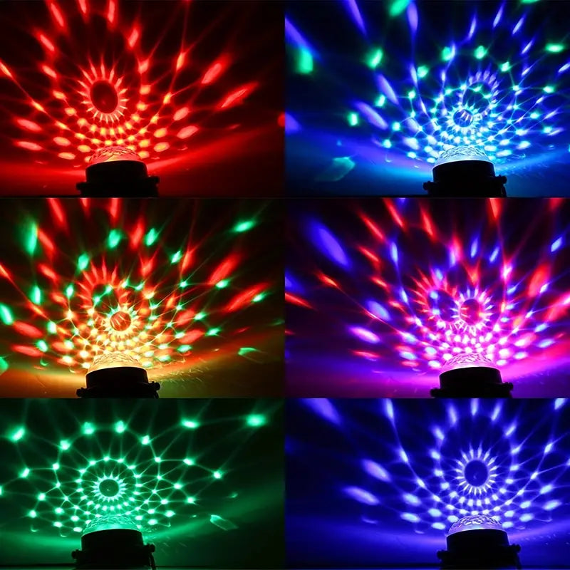 RGB LED Disco Ball Light Projector Light With Bluetooth Speaker