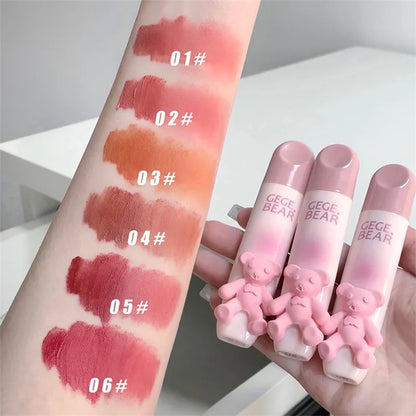 Gege Bear Cute Bear Lip Gloss Pack of 6