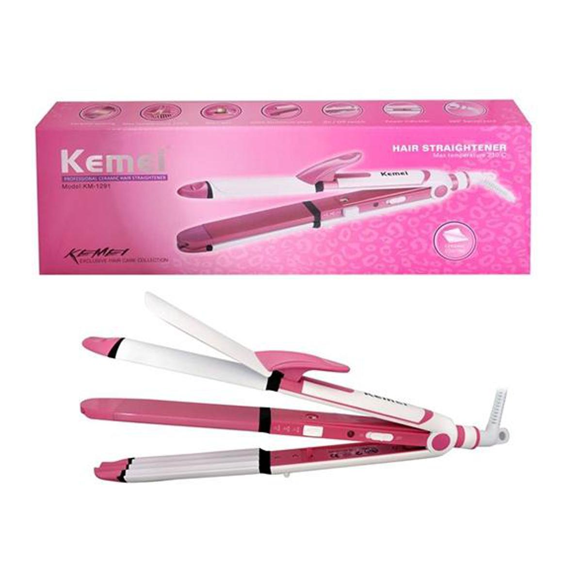 Kemei Professional Ceramic Hair Straightener KM-1291