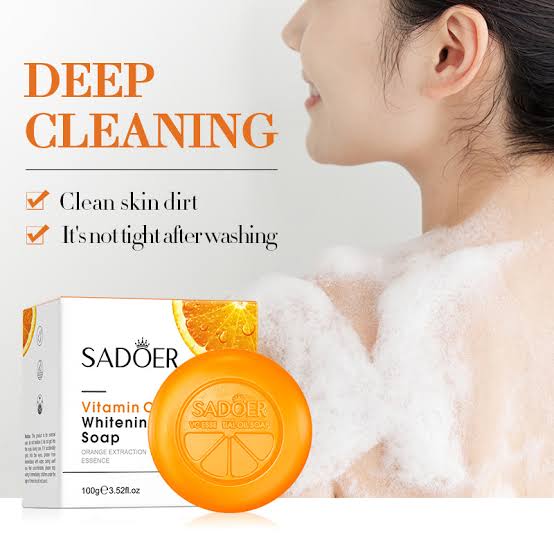 Sadoer Vitamin C Brightening Whitening Soap Bar