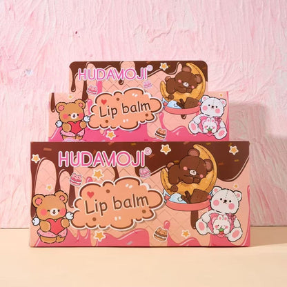 Super Duper Sweet Teddy Bear Keychain Lip Balm