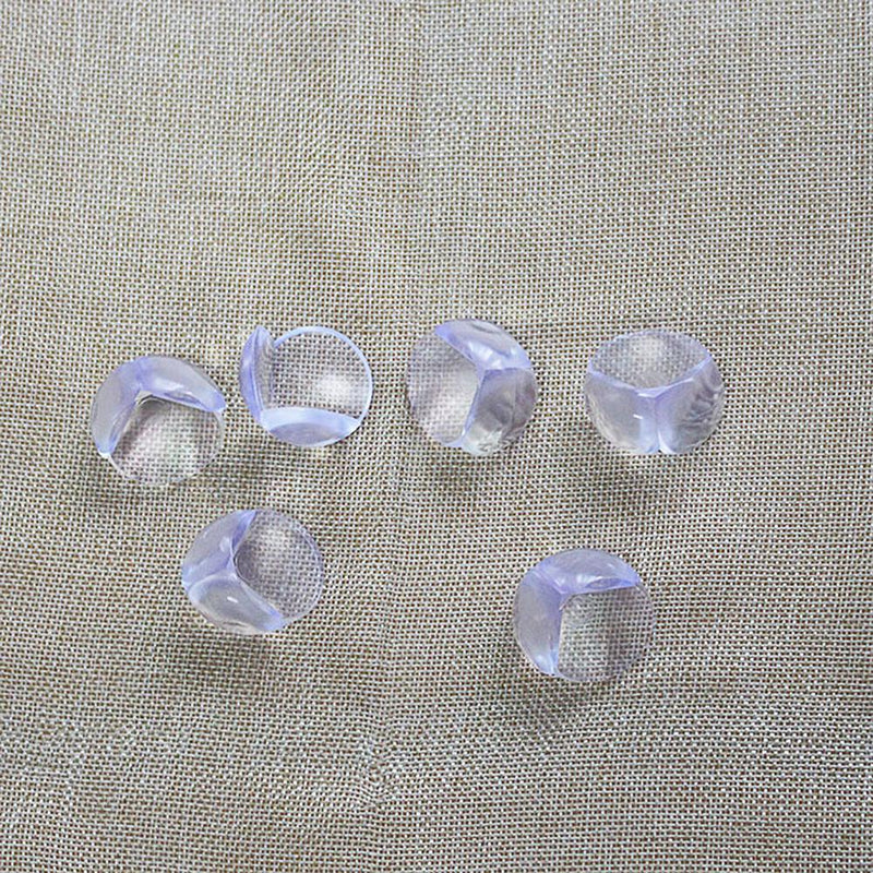 Set Of 4  Silicon Transparent Bubble Table Edge Corner Protector Baby Proofing Table Corner Guards