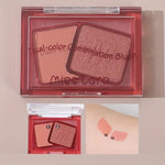 Miss Lara Two Tone Dual Color Combination Blusher Highlighter Palette