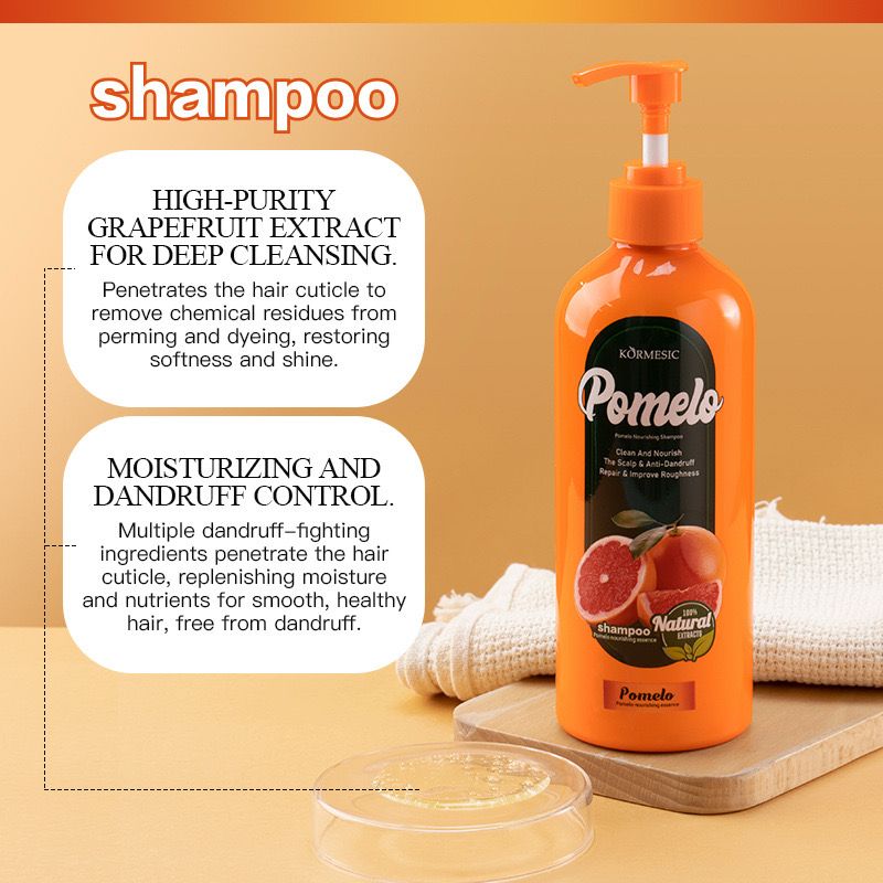 KORMESIC Damaged Hair Repair Moisturizing Smoothing Argan Oil Nourishing Grapefruit Formula Hair Shampoo 500ml
