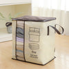 Multipurpose Non Woven Storage Bag Organizer With Handle Transparent Visual Window for Clothes & Blanket