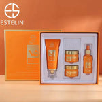 Estelin Vitamin C Plus Hyaluronic Niacinamide & Serum Day & Night Cream Cleanser 4Pc Kit