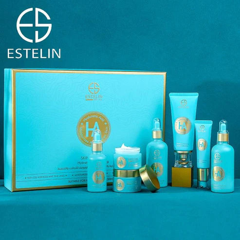 Estelin Skin Care Set Hyaluronic Acid Hydrating & Vitalizing Pack Of 7Pcs Set