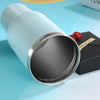 Stainless Steel Vacuum Insulated Thermos Water Bottle With Straw 890ml