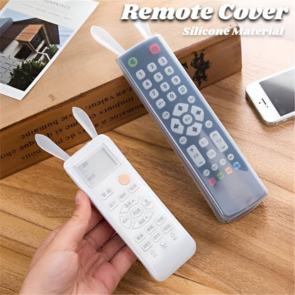 Rabbit Silicone Remote Cover Luminous Transparent Dust Proof Protective Cover