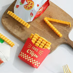 Set Of 12 French Fries Shape Sealing Clip Bag Sealer With Holder