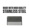 Stainless Steel Dari Mooch Pocket Size Comb