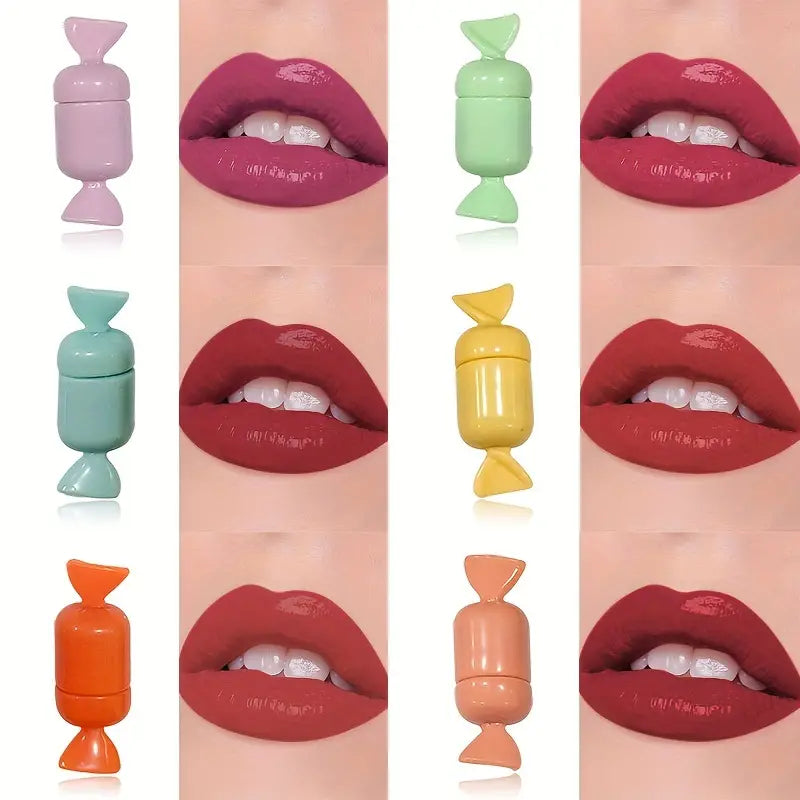 Beauty Gelanzi Candy Shape Cute Lipstick Set