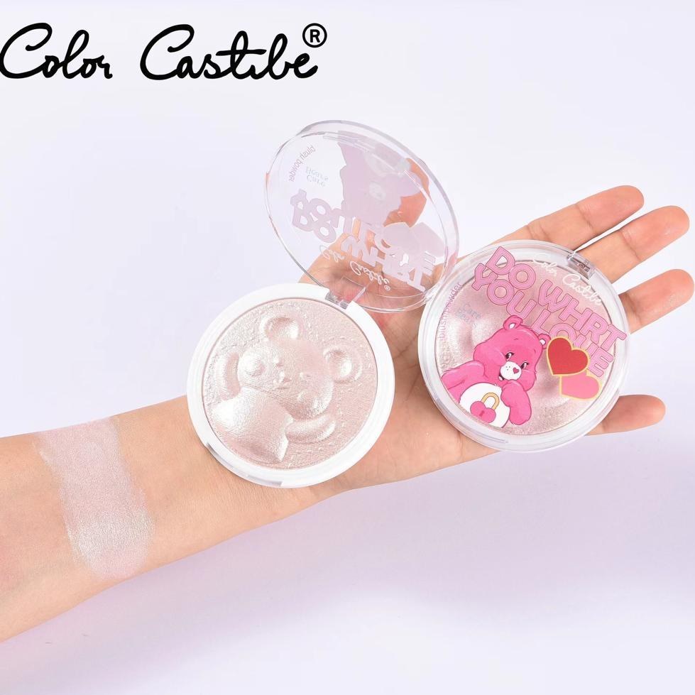 Color Castle Live Laugh Hug Original Bear Highlighter Pressed Powder Pack of 3 Set