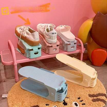 Adjustable Plastic Shoe Bracket Shoe Organizer Shoe Rack