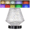 USB LED Crystal Touch Acrylic Lamp Bedside Night Light