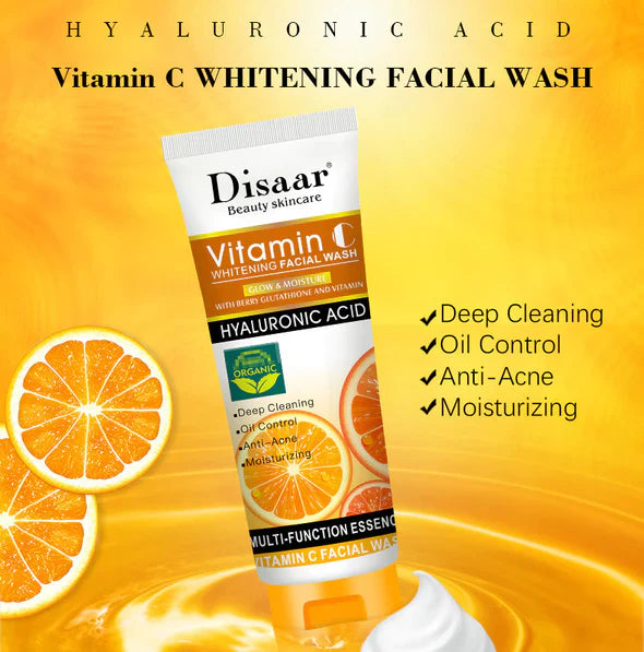 Disaar Deep Cleansing Whitening Vitamin C Face Wash 100ml