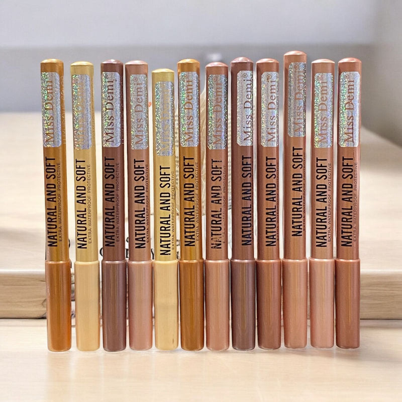 Miss Demi Natural And Soft Extra Waterproof Protective Concealer Pencil Pack Of 12Pcs