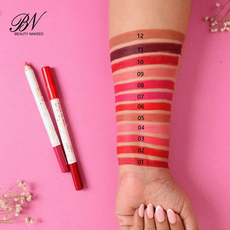 Emelie Ultra Smooth LipLine Pro Pencil Set Pack of 12