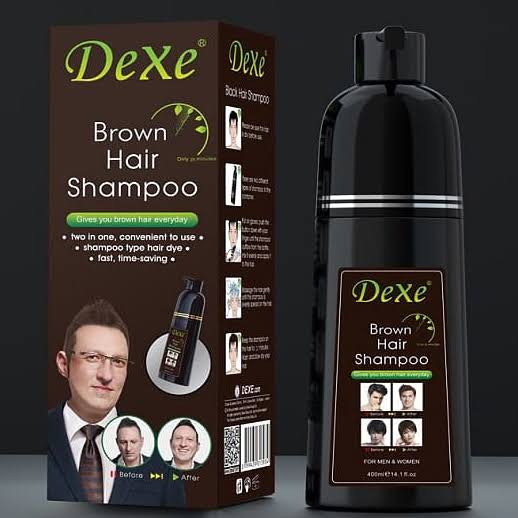 Dexe Brown Hair Shampoo 400ml – B&G Store