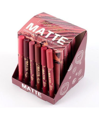 Miss Rose Matte Lip Pen Lipsticks 6Pcs Set