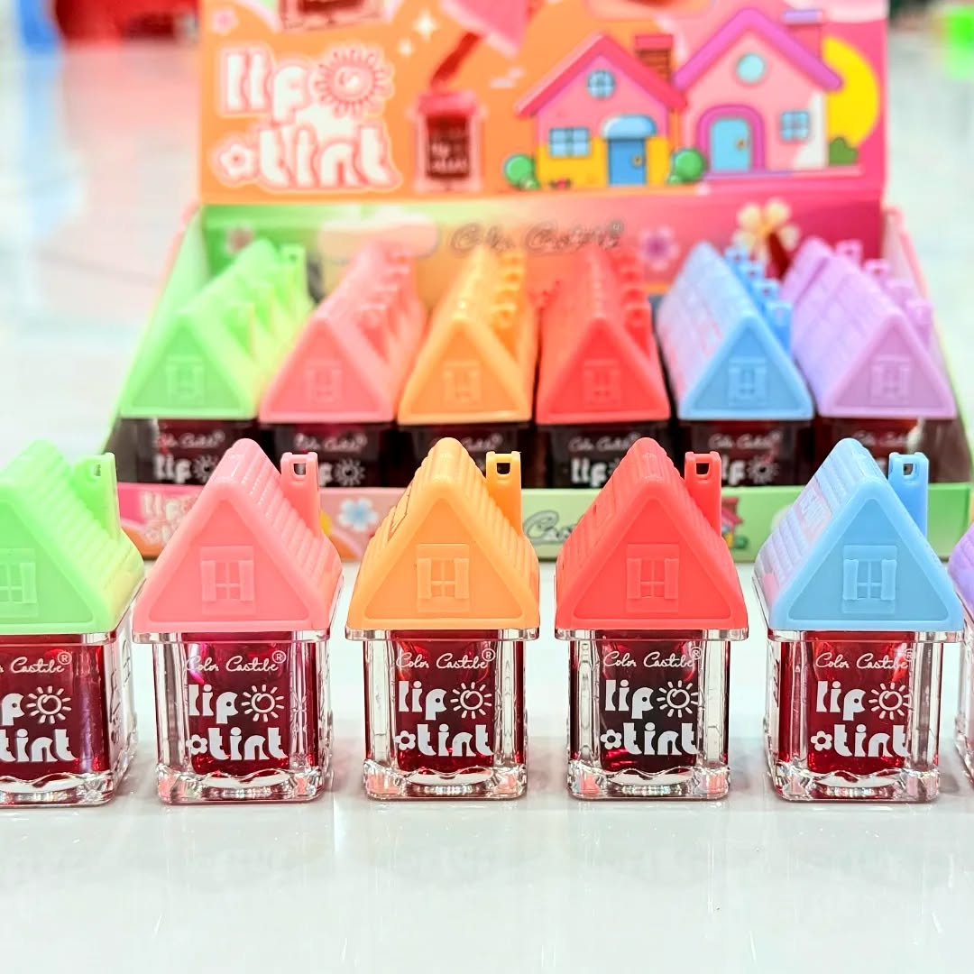 Color Castle Soft To The Touch Long Lasting Waterproof Lip And Cheek Tint 6Pcs Set