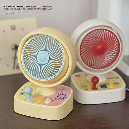 Portable And Rechargeable Fan With 3 Speed Mode For Kids Study Table