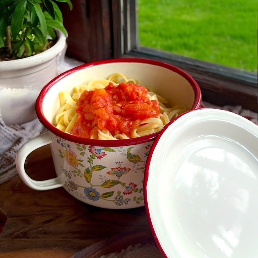 Multifunctional Heating Pot Bowl With Lid For Noodles Food Gas and Electric Stovetop Safe for Kitchen