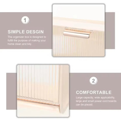 Wall Mounted Luxury Wifi Router Cabinet Shelves Storage Box Organizer