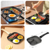 3 Round Hole Portion Fry Pan Non Stick