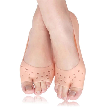 Soft Silicone Moisturizing Gel Socks For Foot Care Protector Relieve Dry Cracked Peeling Heels