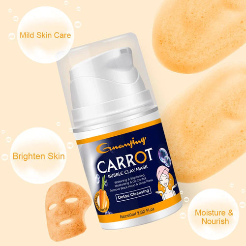 GuanJing Carrot Bubble Clay Mask Detox Cleansing 60ml