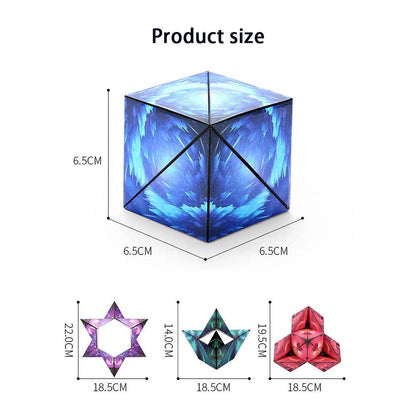 3D Shape Magnetic Puzzle Cube Toy