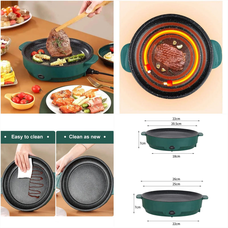 Portable Electric Nonstick Frying Pan Induction