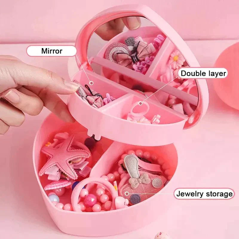 Heart Shape Jewellery Box Organizer