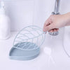 Leaf Shaped Soap Holder With Draining Tray Soap Box With Dish Storage Plate