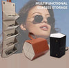 Multifunctional Foldable PU Leather Sun Glasses Organizer Storage Box