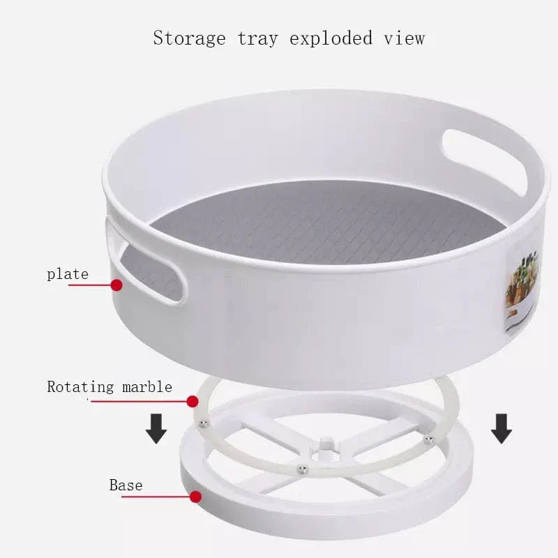 Multifunctional 360° Rotatable Storage Tray