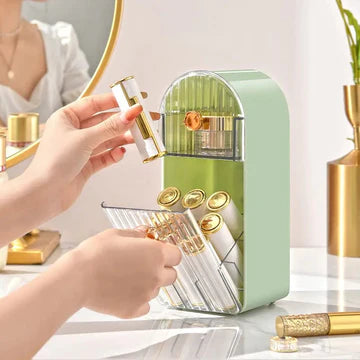 Parada Lipstick Holder Stackable Desk Cosmetics Storage Box Makeup Brush Holder Jewelry Storage Box Dustproof Waterproof Plastic