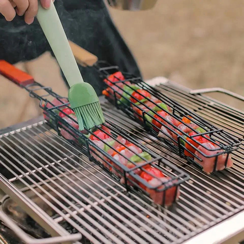 Portable BBQ Grill Basket Stick