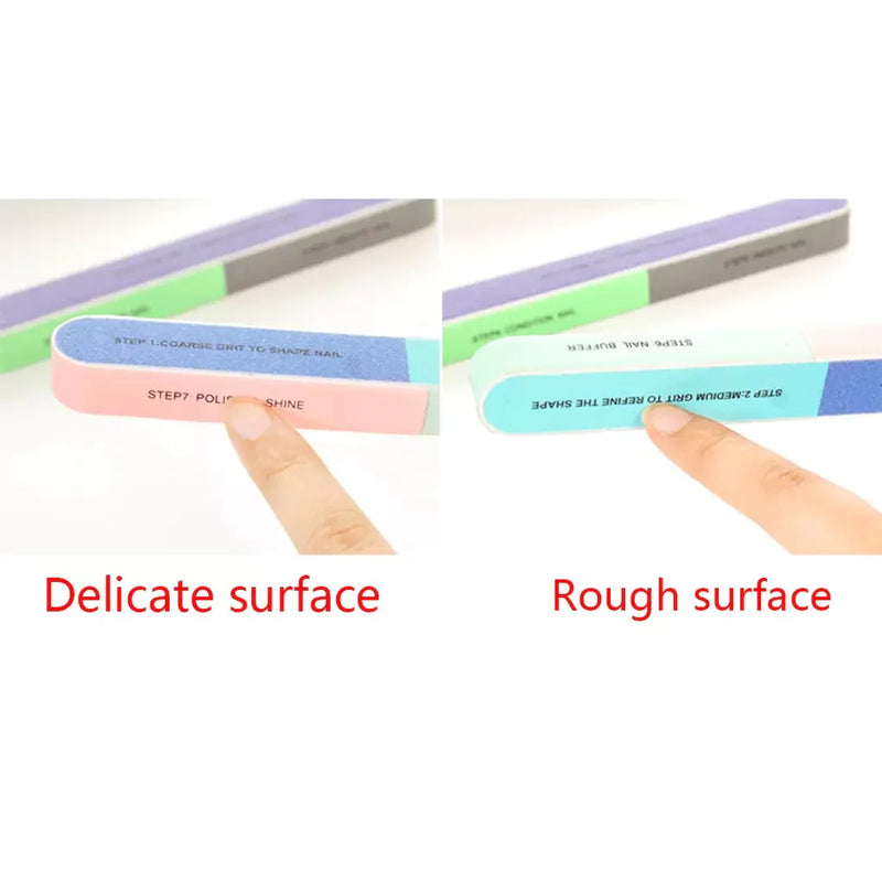 Nail Buffer 7-sided Pedicure Manicure Nail Filer Nail Shiner